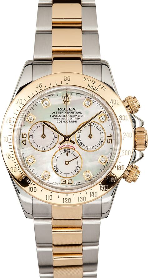 rolex daytona white mother of pearl